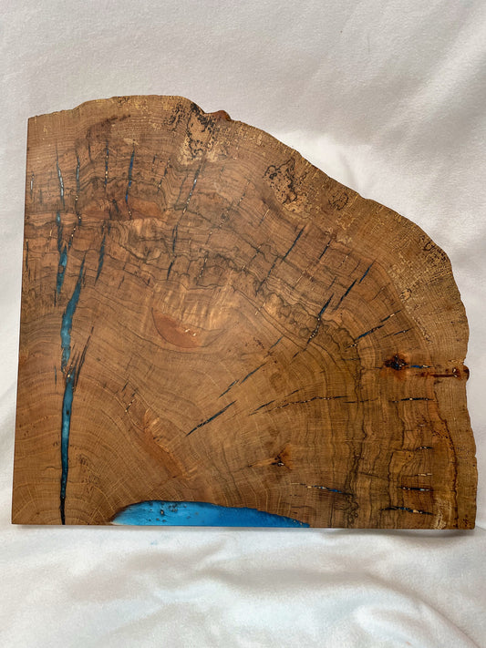 Irma Live Edge Charcuterie Board Solid Live Oak Slab