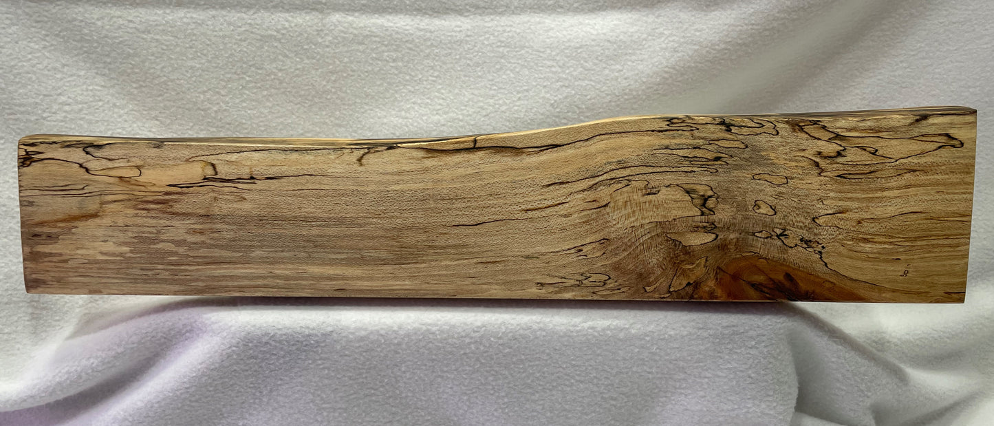 Live Edge Spalted Maple Magnetic Knife Block