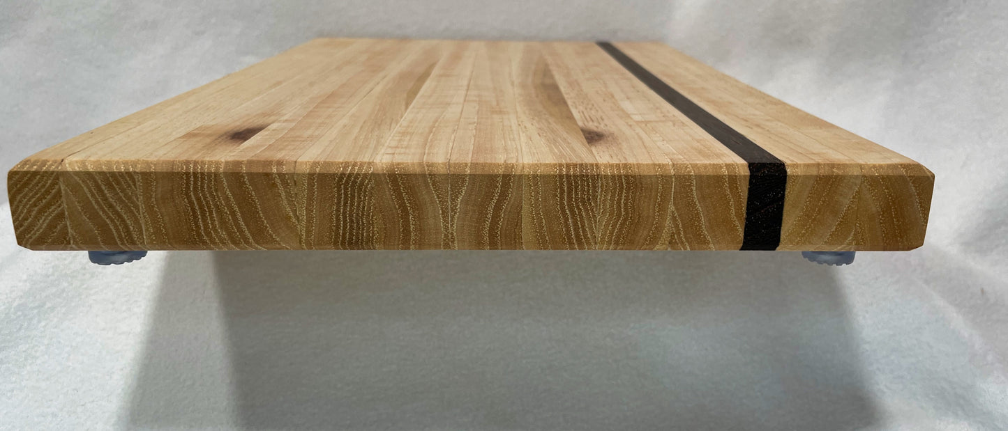 Hickory and Wenge Cutting Board- Edge grain