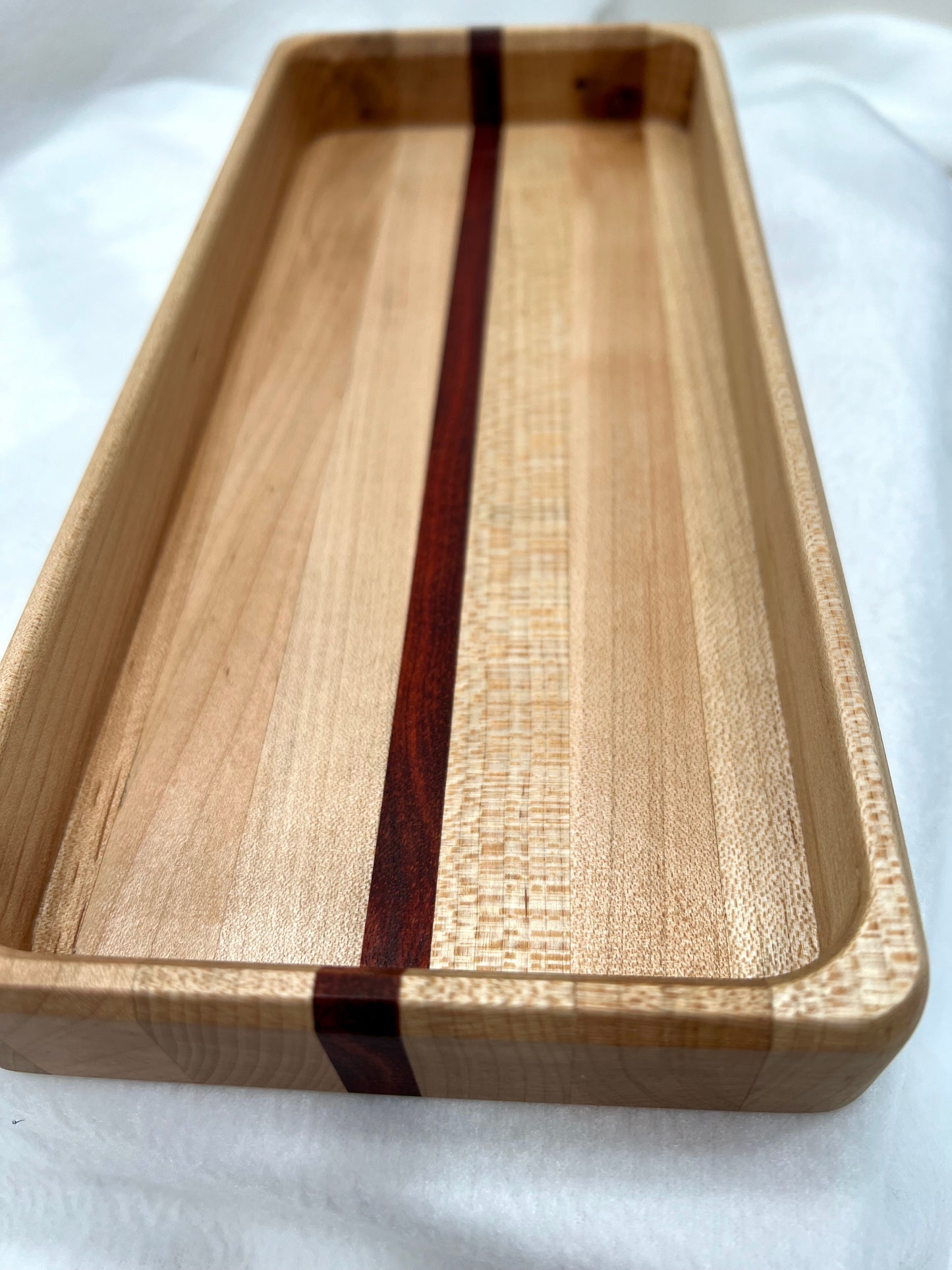 Maple and Bloodwood Valet Tray