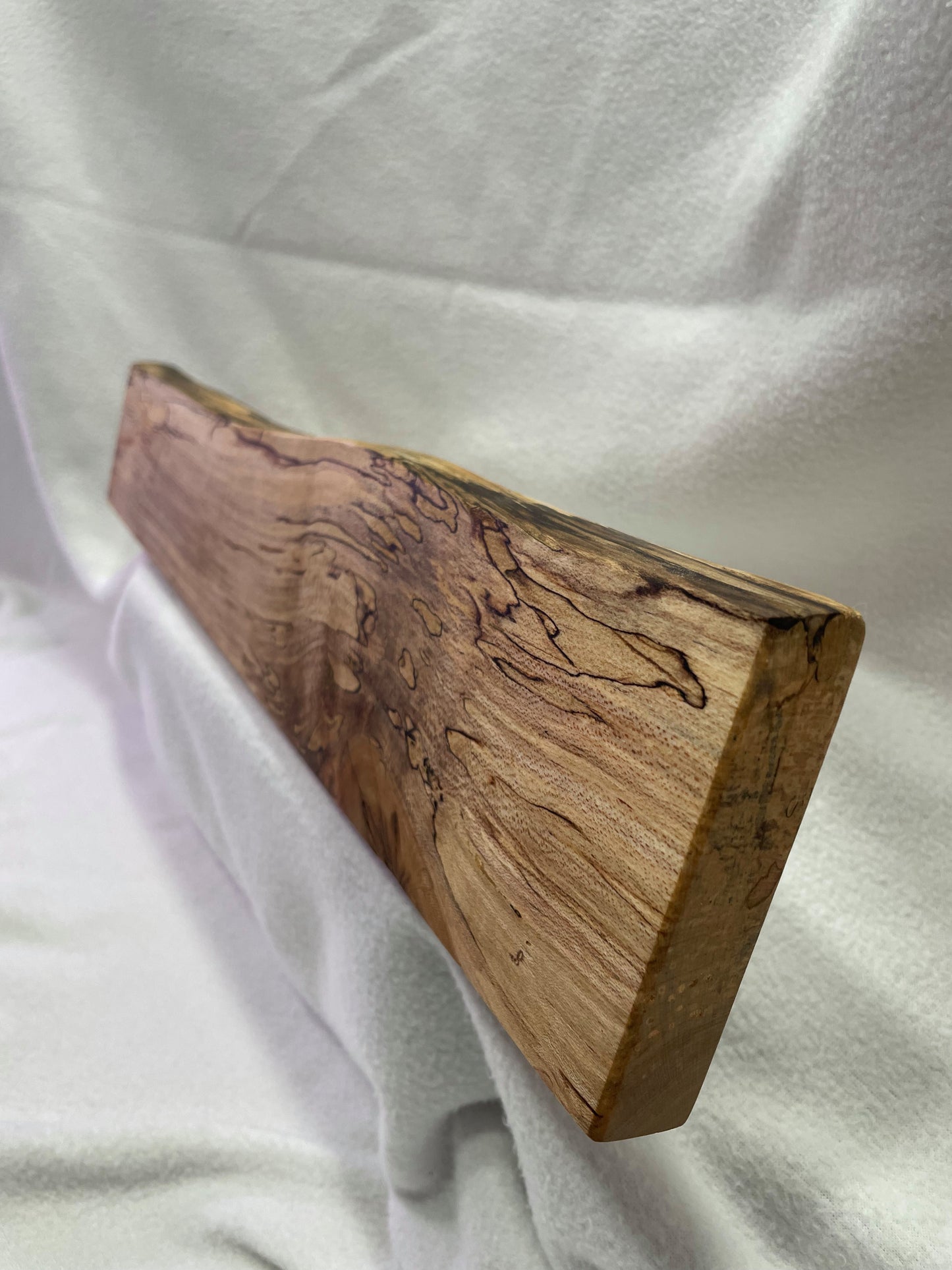 Live Edge Spalted Maple Magnetic Knife Block