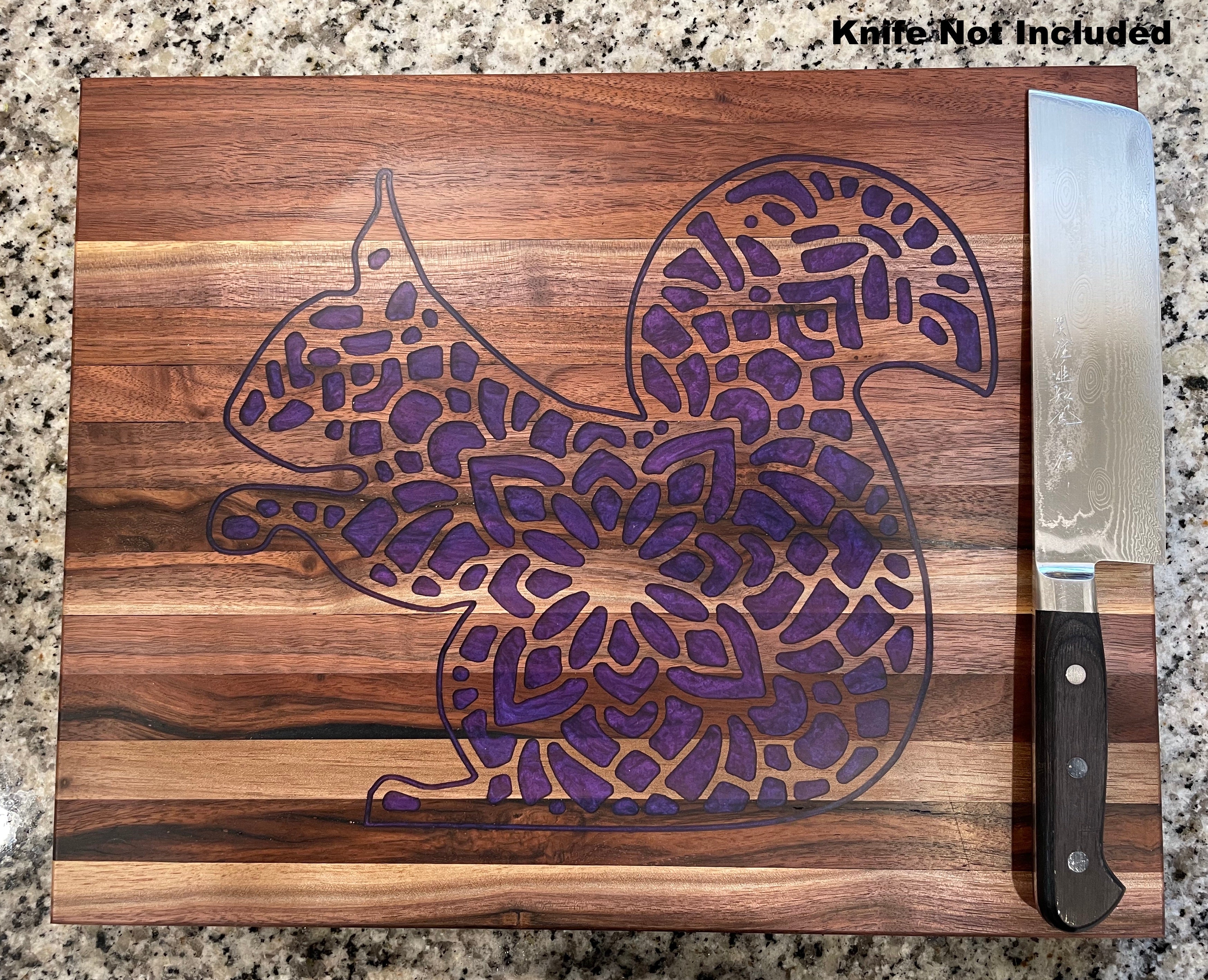 Resin inlay Walnut wood on sale Charcuterie Board - Cheese Board