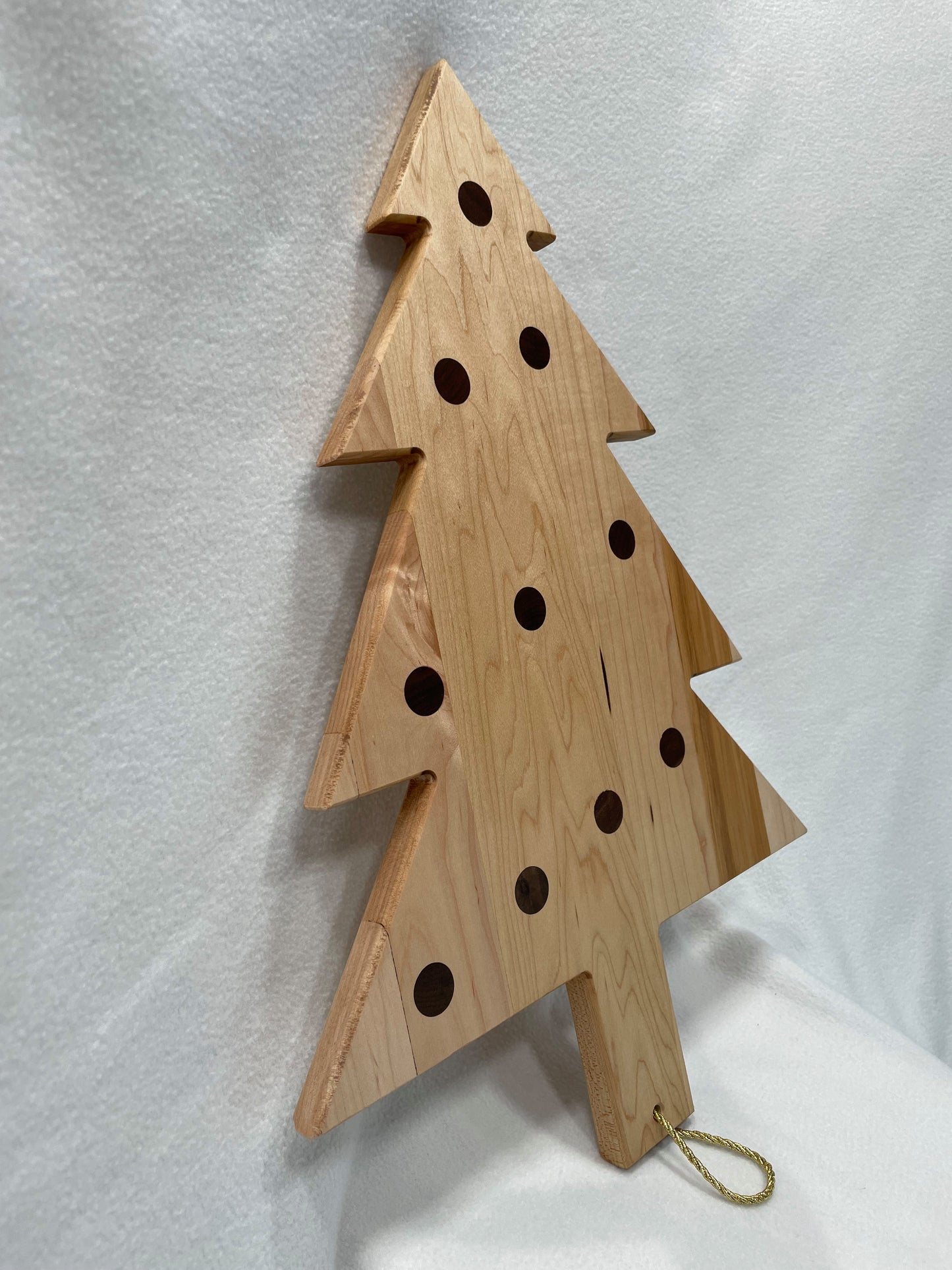 Hardwood Christmas Tree Serving Board