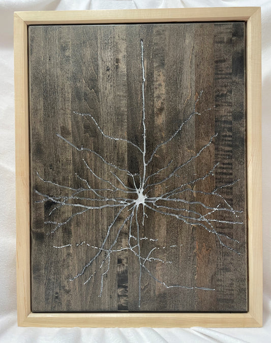 Solid Maple Wood Neuron Carving