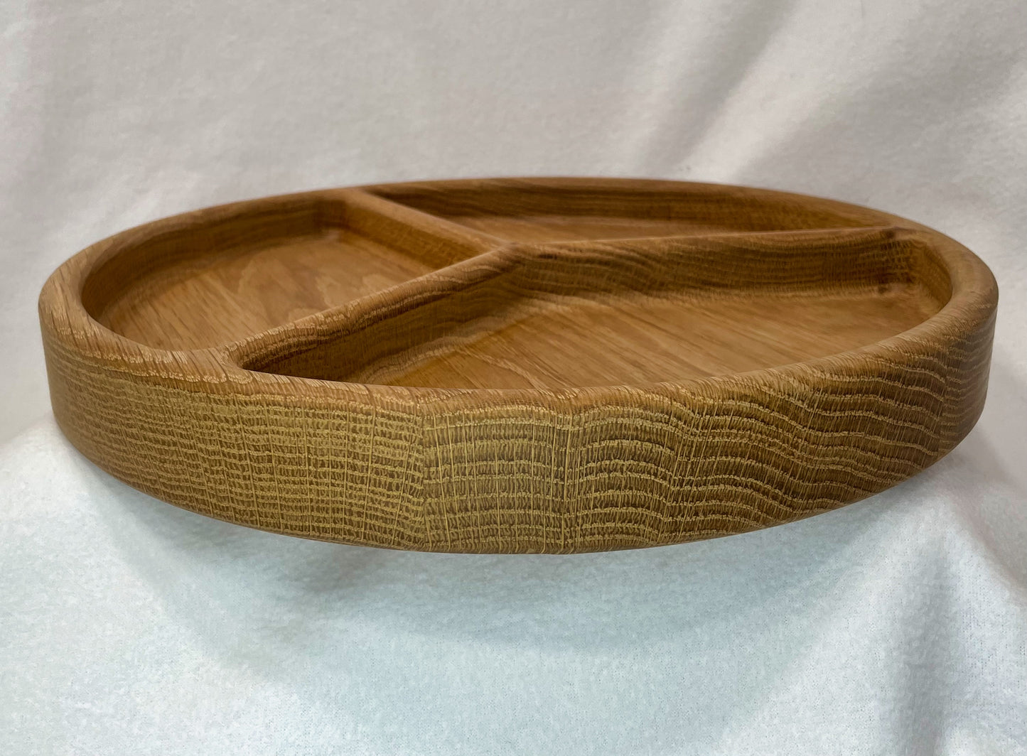 Reversible White Oak Nut Tray - Deep Serving Dish