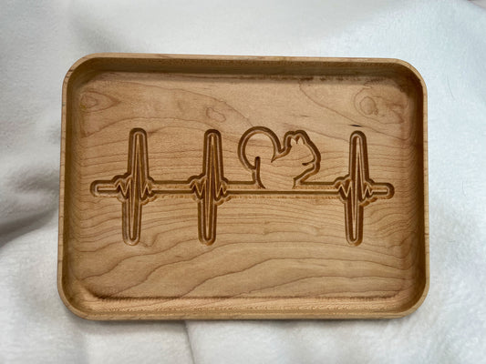 Heartbeat Squirrel Catch All Tray