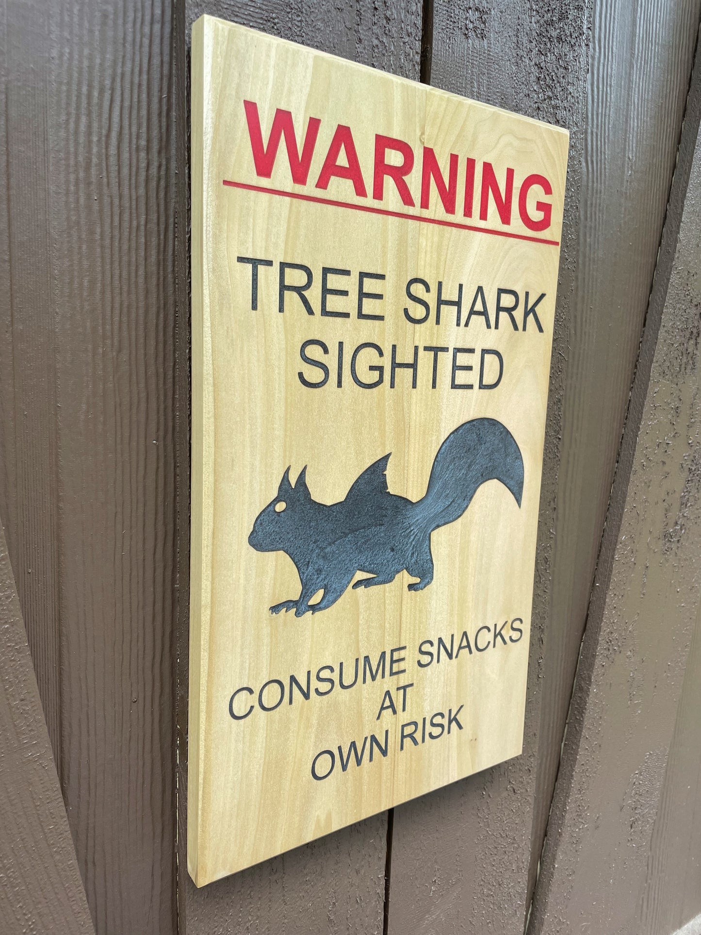 Tree Shark Sign